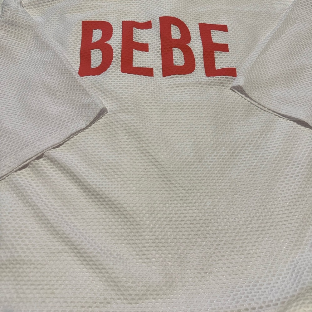 Bebe fashion shorts what shirt brand new never worn size large, sold separately